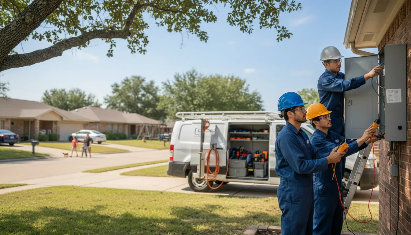 Certified electrician providing emergency electrical services in Lead Hill, AR